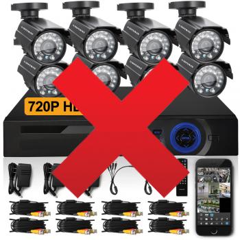 Home Discount Stores and Internet Retailer Security Camera System Kits Warning!